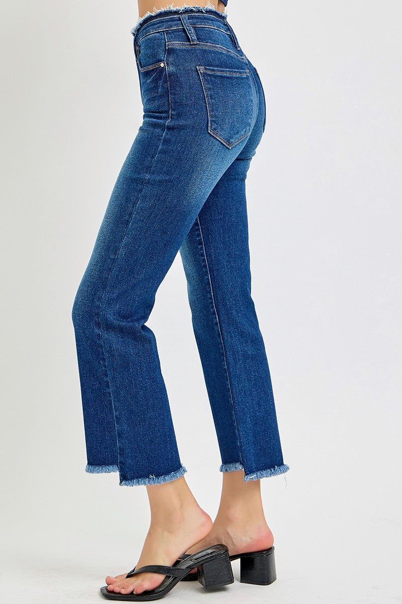 HR Crop Flare Jeans