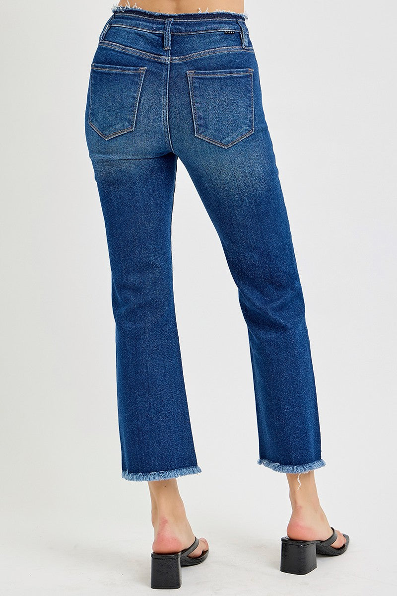 HR Crop Flare Jeans