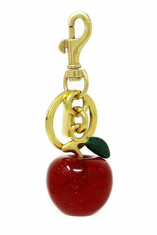Apple Acrylic Bag Charm