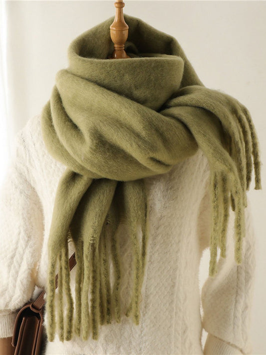 Classic & Cozy Tassel Scarf