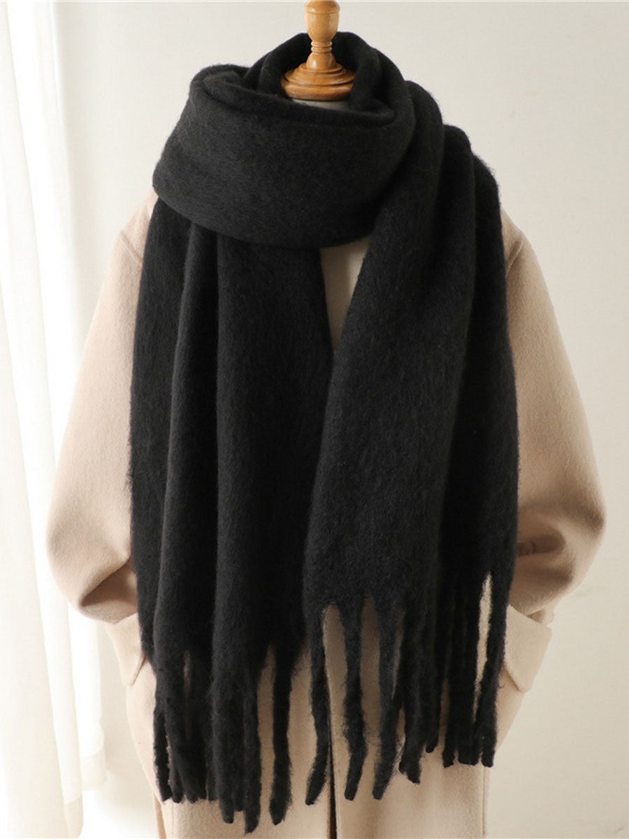 Classic & Cozy Tassel Scarf
