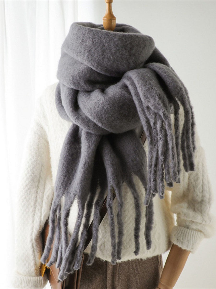 Classic & Cozy Tassel Scarf