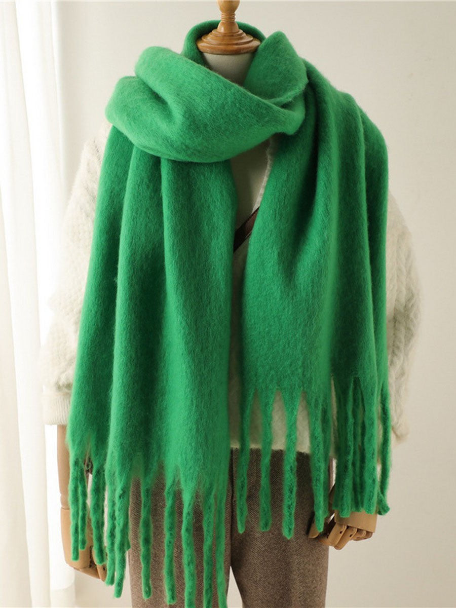 Classic & Cozy Tassel Scarf