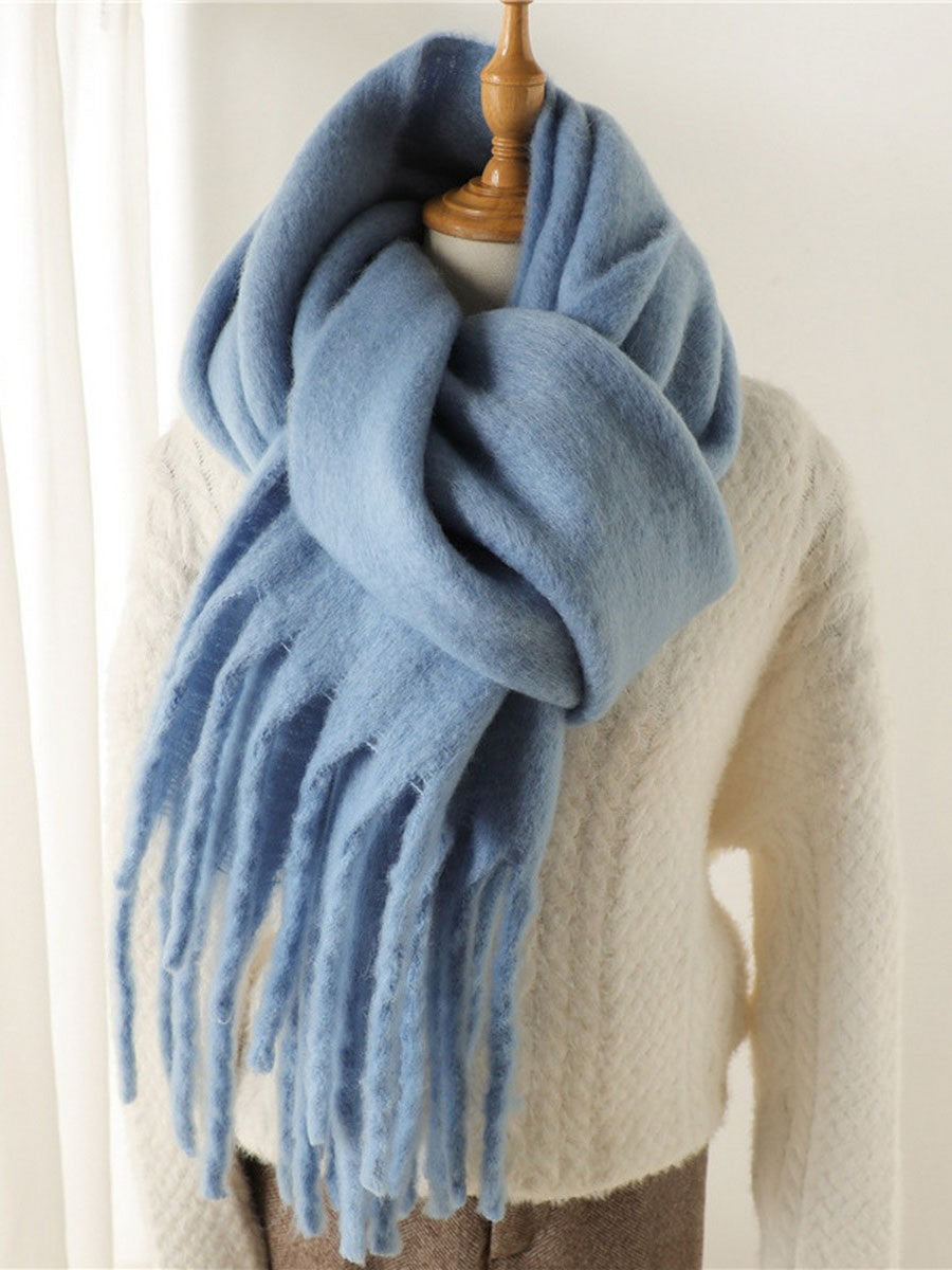 Classic & Cozy Tassel Scarf