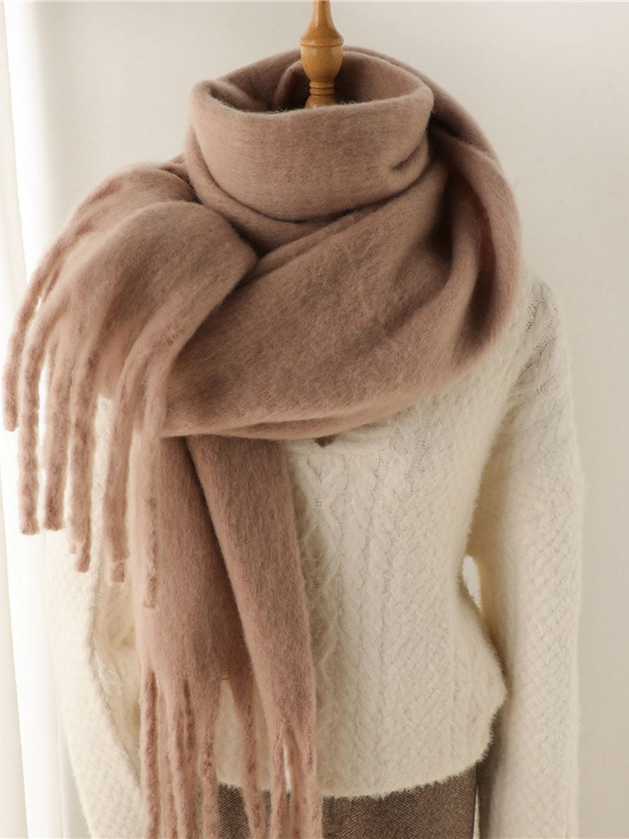 Classic & Cozy Tassel Scarf