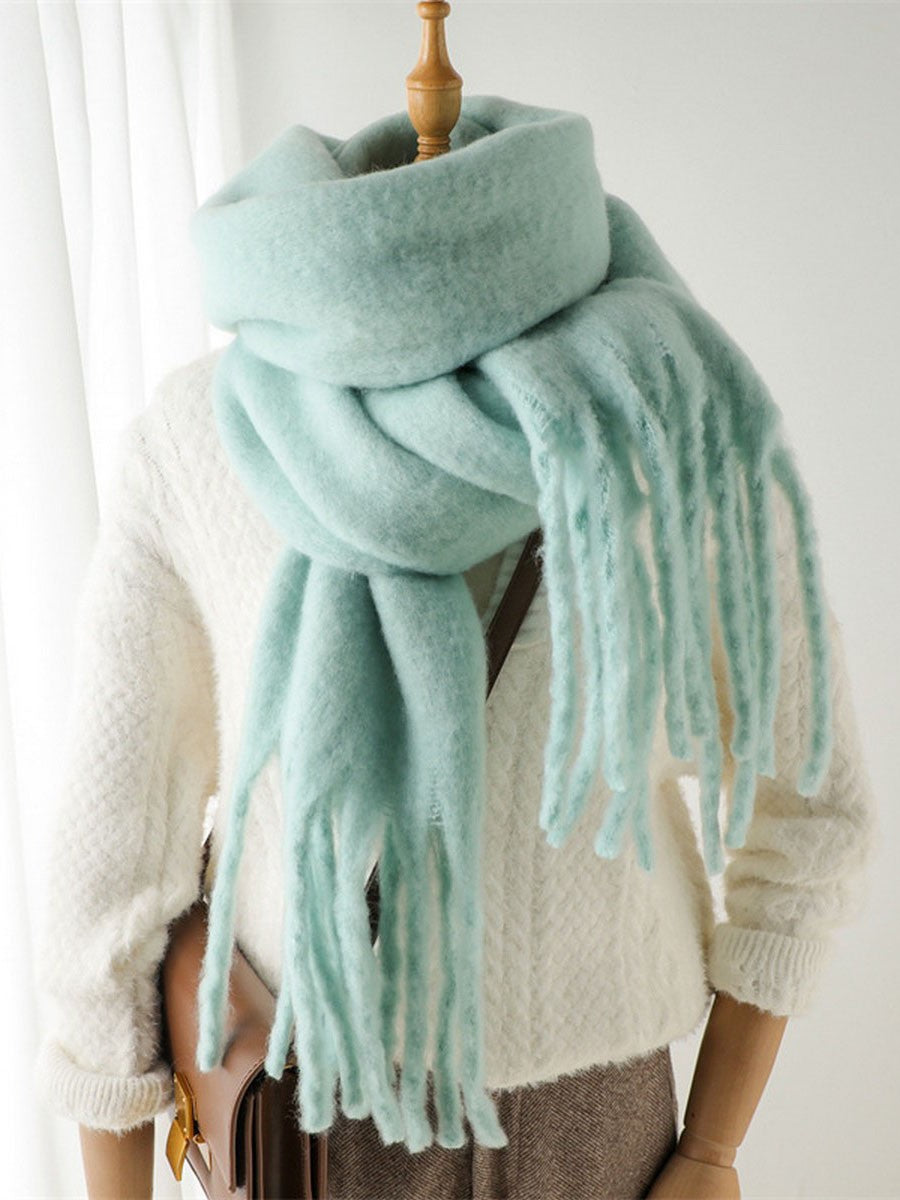 Classic & Cozy Tassel Scarf