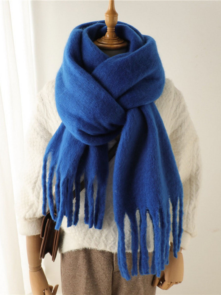 Classic & Cozy Tassel Scarf