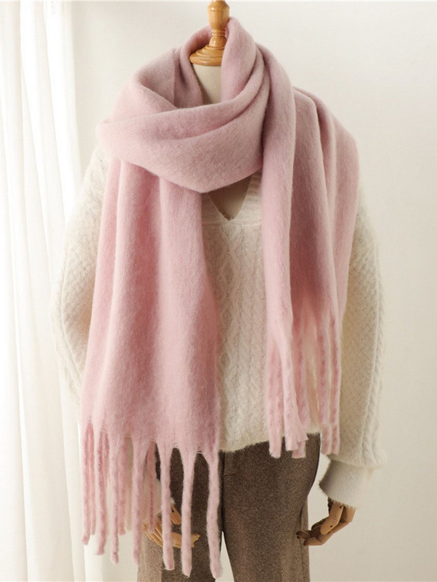 Classic & Cozy Tassel Scarf