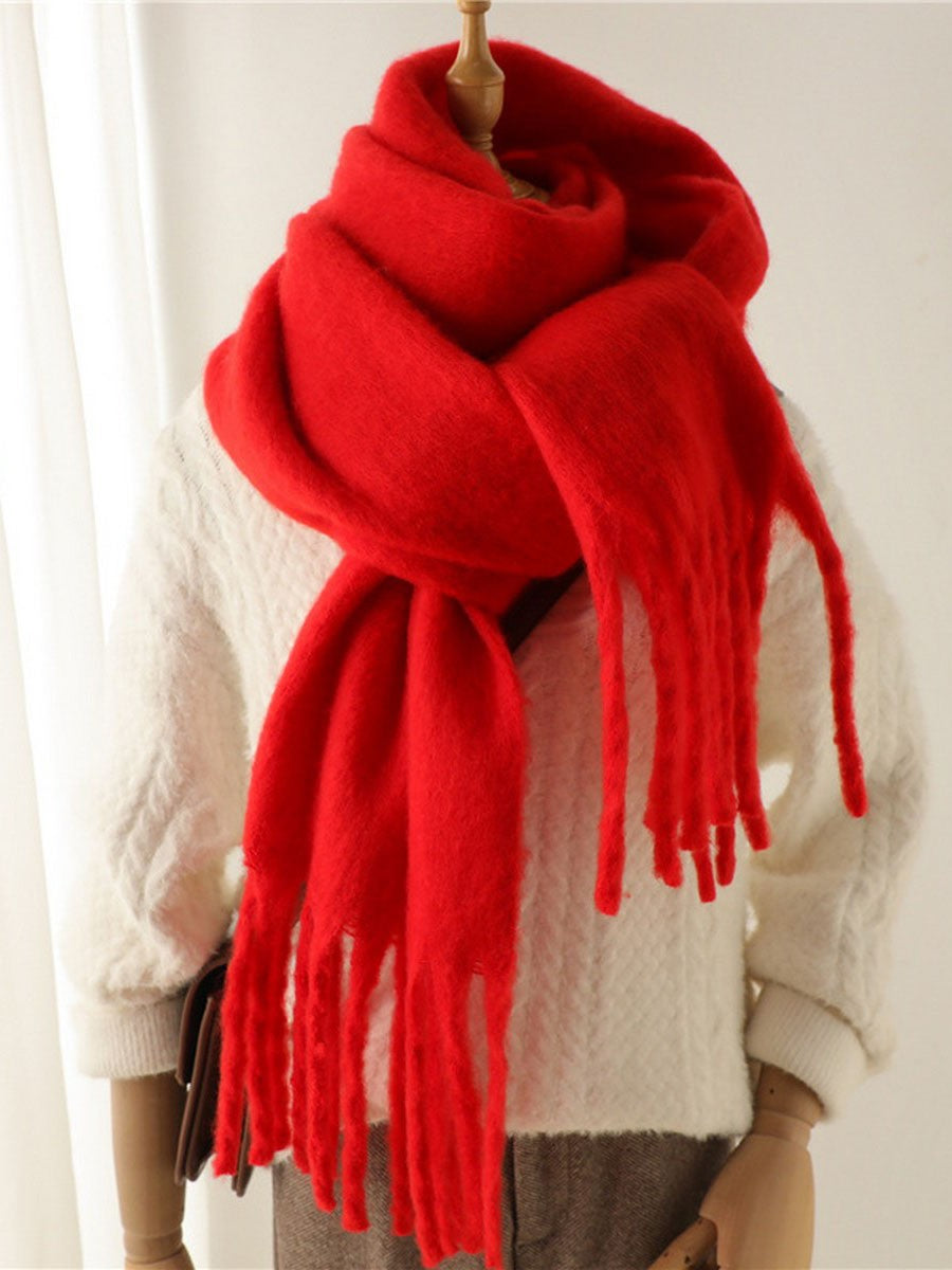 Classic & Cozy Tassel Scarf