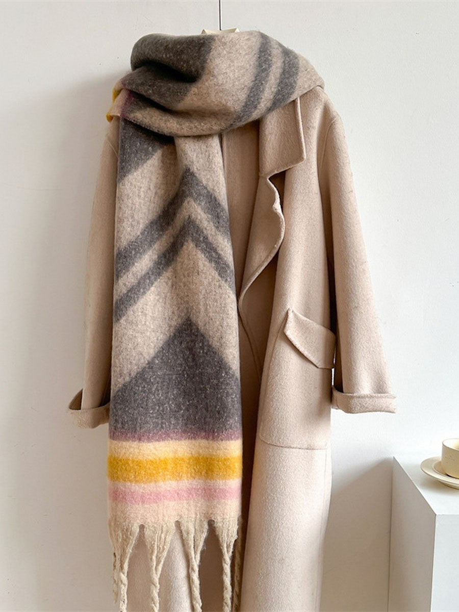 Geometric Blanket Scarf