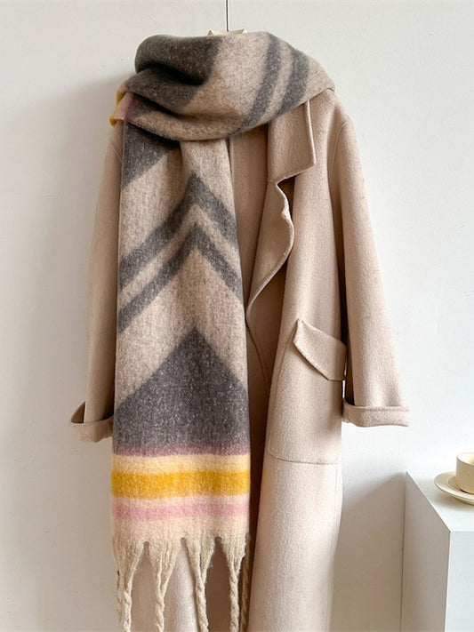 Geometric Blanket Scarf