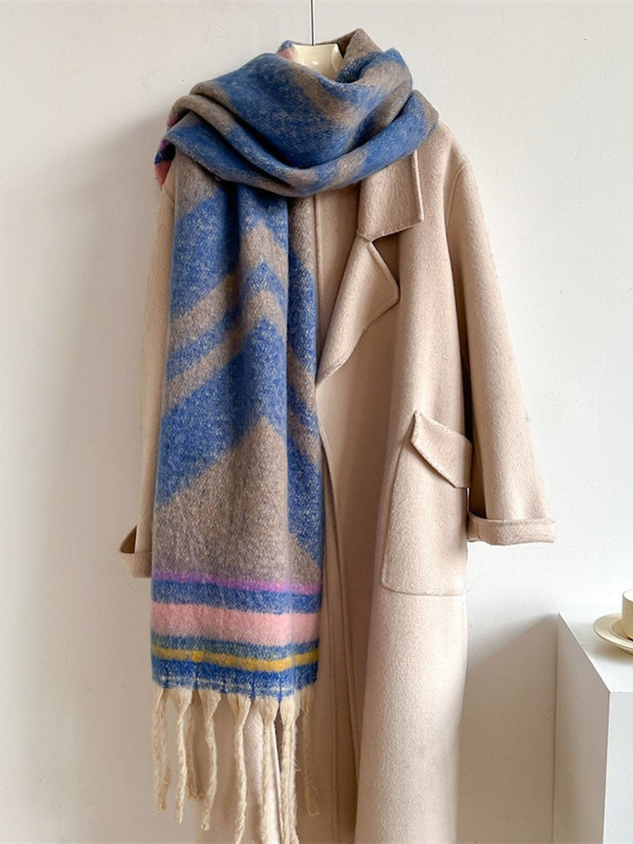 Geometric Blanket Scarf