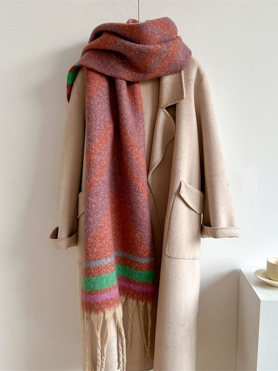 Geometric Blanket Scarf