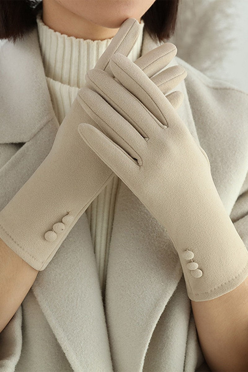 Triple Button Gloves