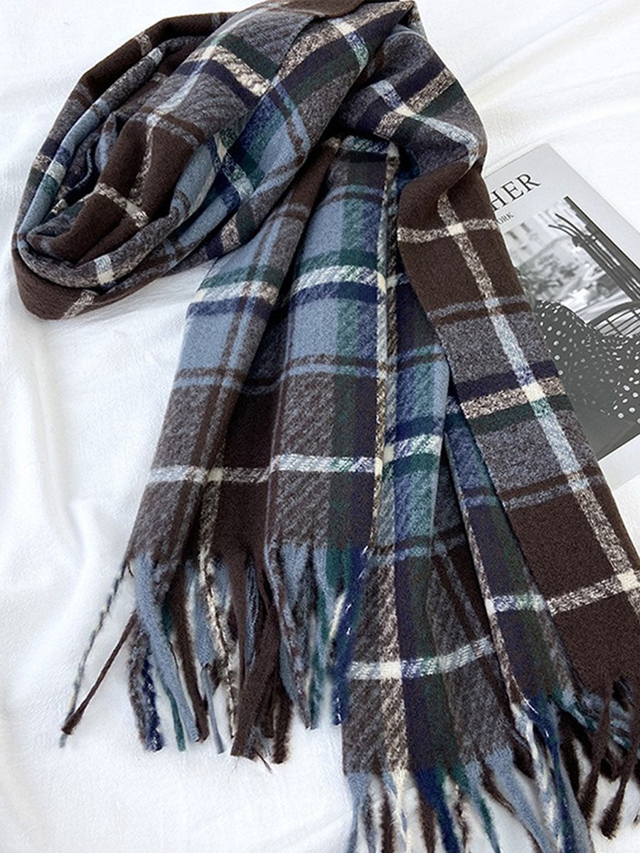 Plaid Shawl Scarf