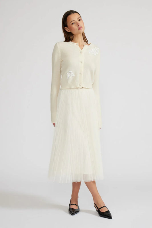 sharlene pleated tulle skirt