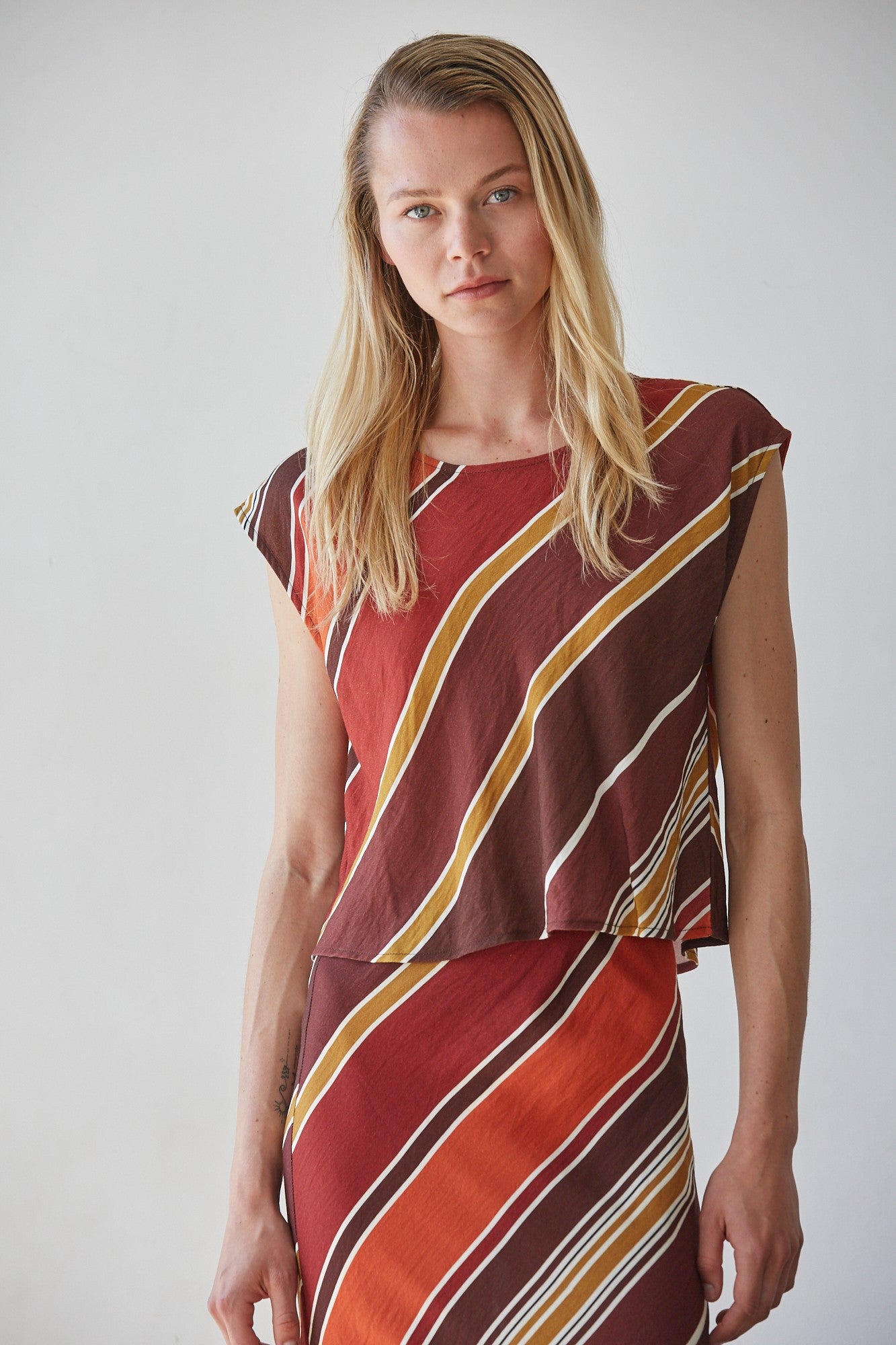 Issey striped top