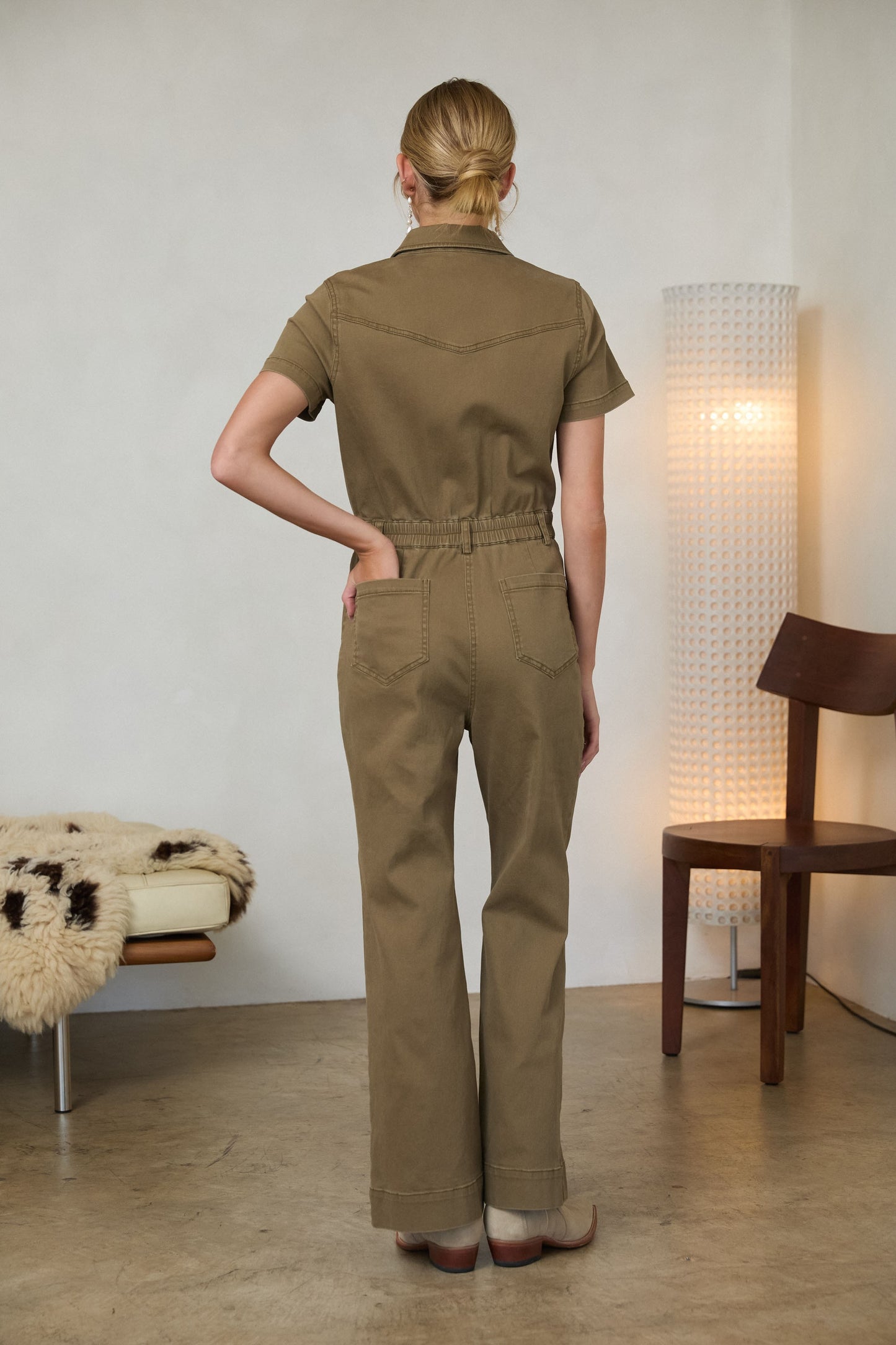 Just Jill cotton twill jumpsuit