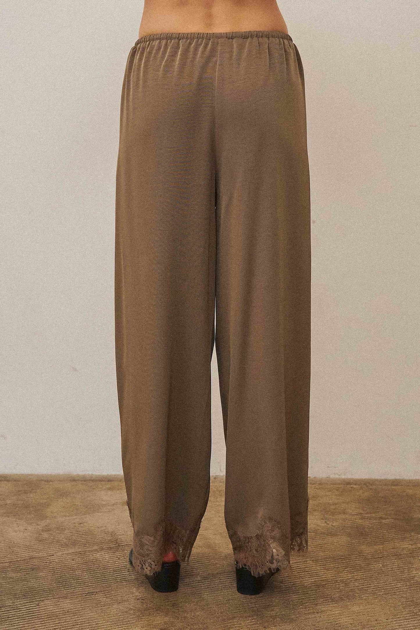 Luisa lace trim pants