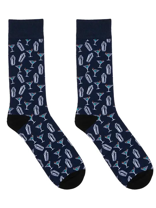 Martini Mens Bamboo Crew Socks