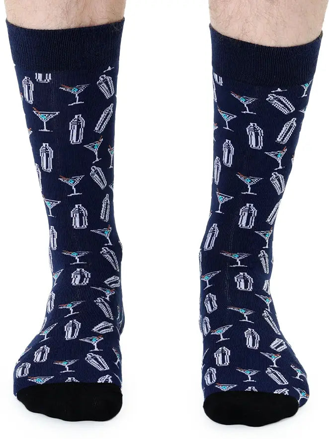 Martini Mens Bamboo Crew Socks