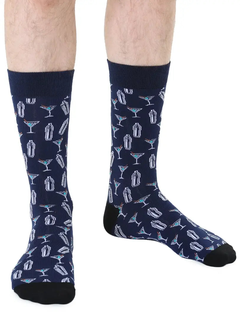 Martini Mens Bamboo Crew Socks