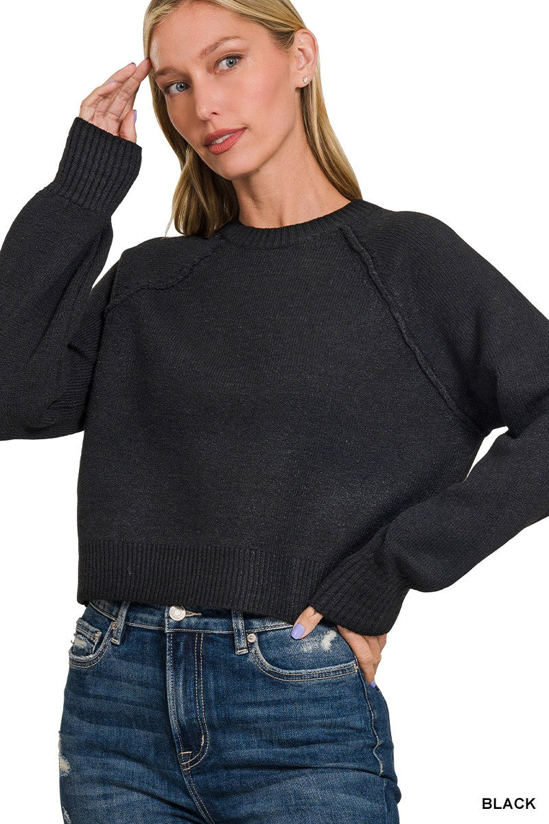 riley raglan sweater