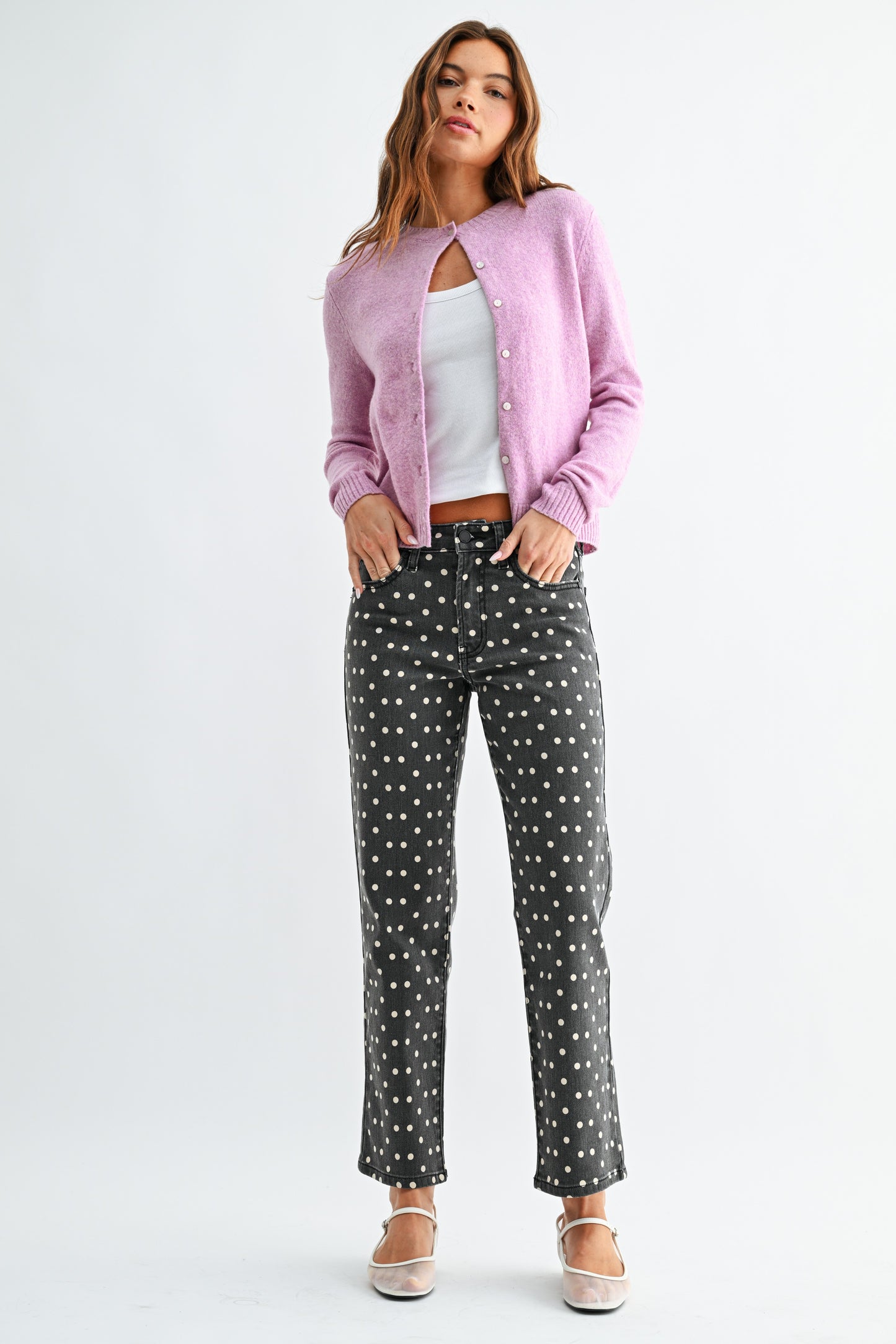 Polka Dot Vintage Straight