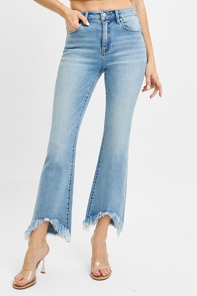 Remy Fray Hem Cropped Flare