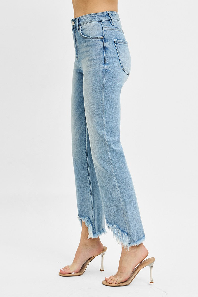 Remy Fray Hem Cropped Flare