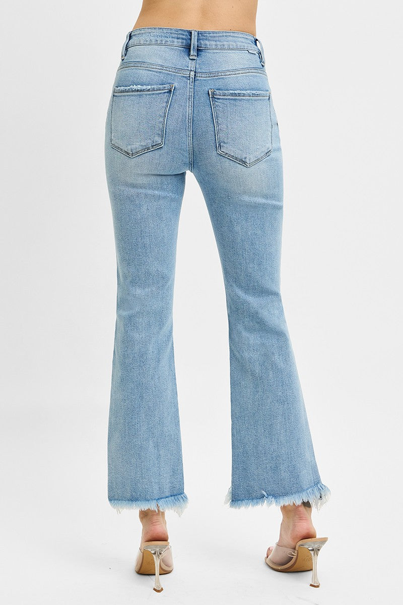 Remy Fray Hem Cropped Flare