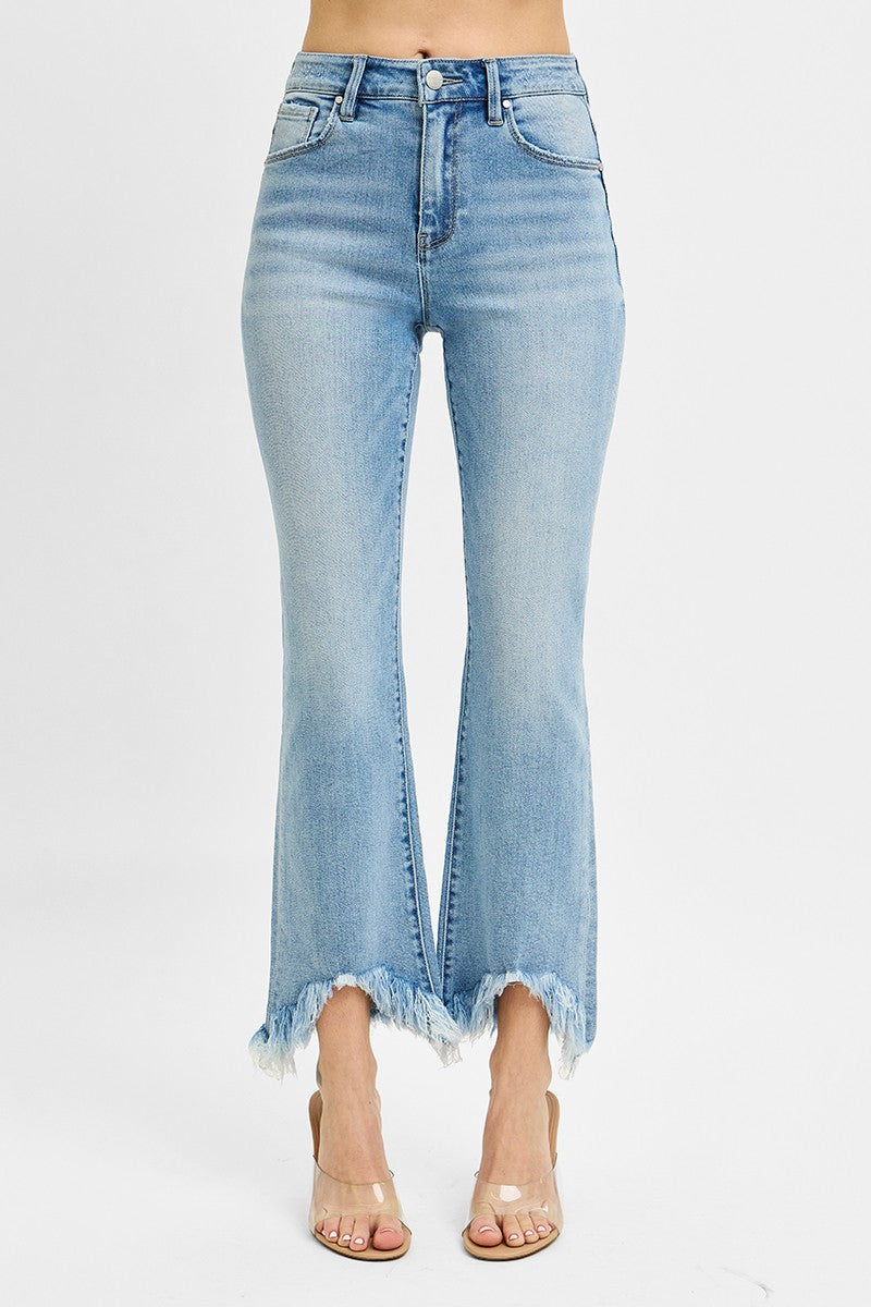 Remy Fray Hem Cropped Flare