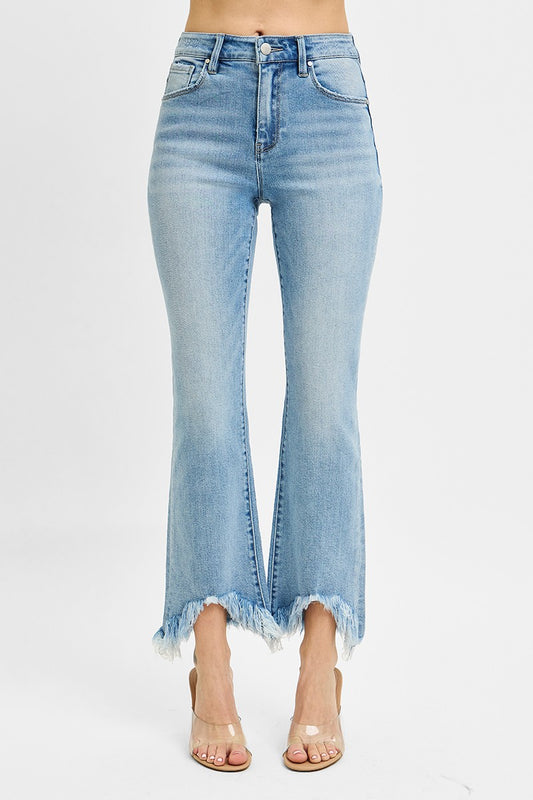 Remy Fray Hem Cropped Flare