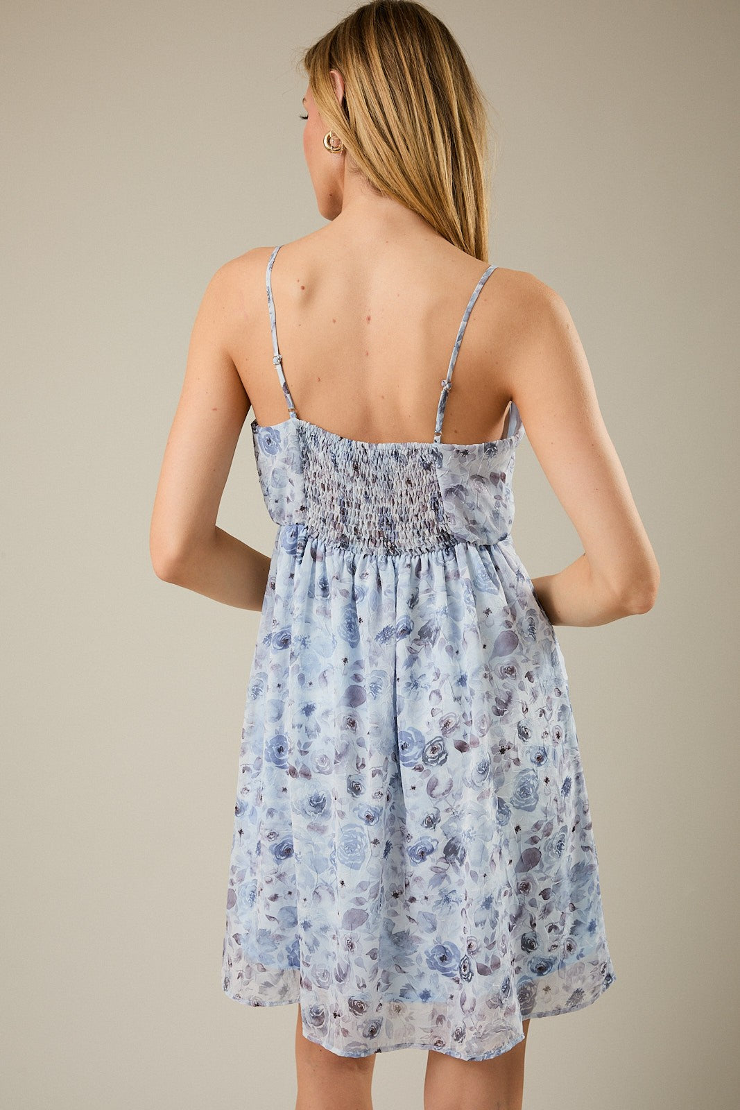 Rosa floral mini dress