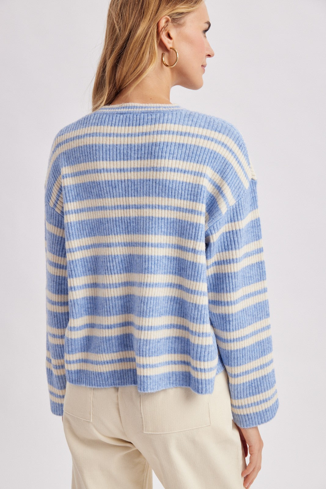shore thing stripe knit sweater