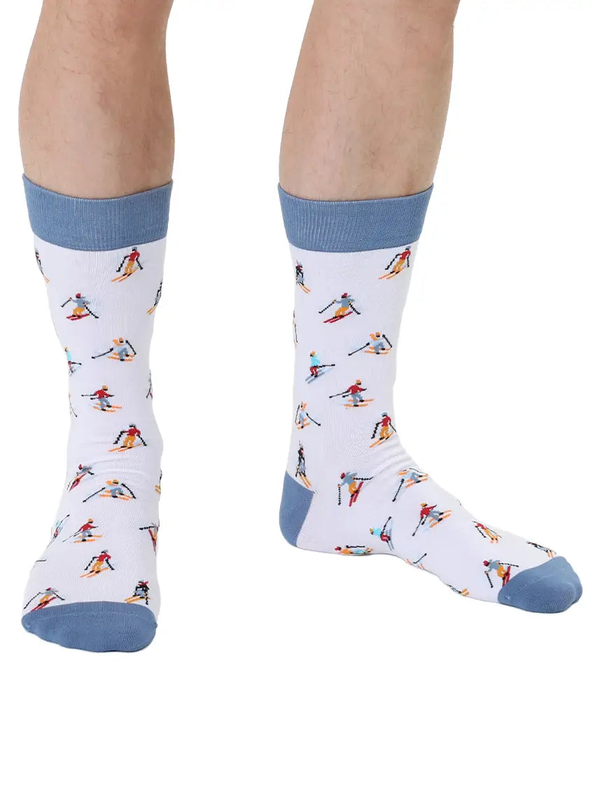 Ski Mens Bamboo Crew Socks