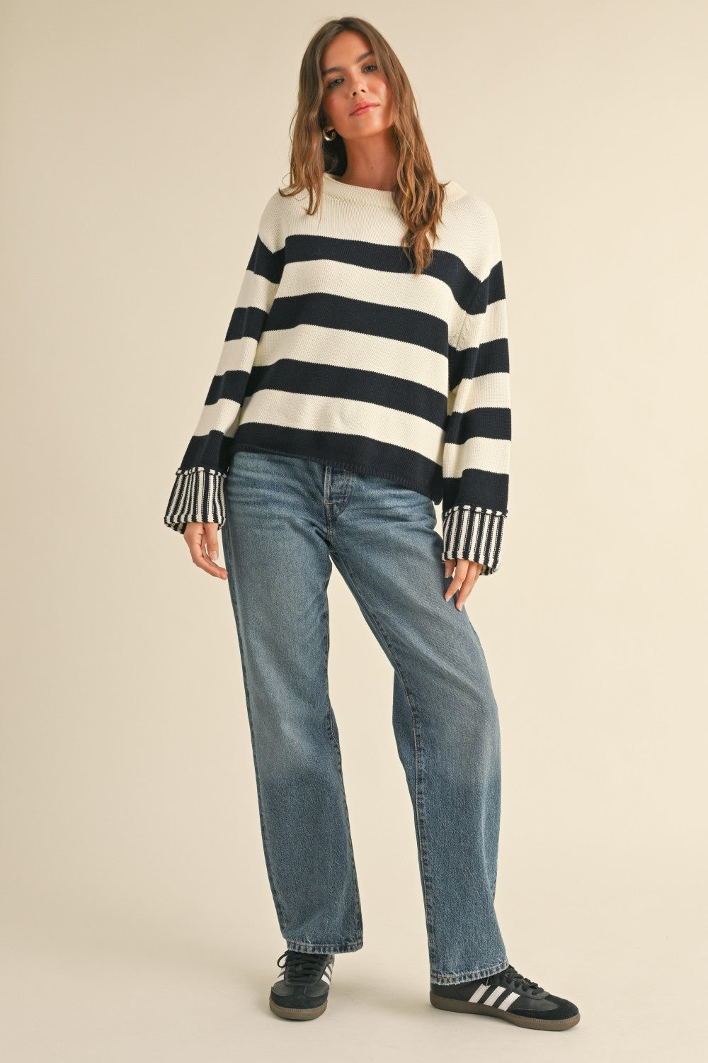 Striped Sweater Top