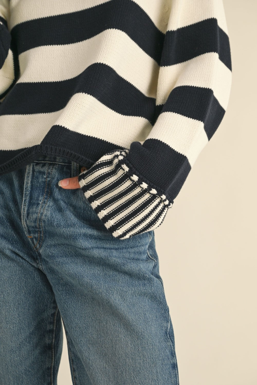 Striped Sweater Top