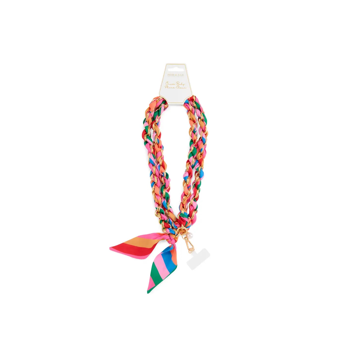 Stripes Crossbody Phone Chain