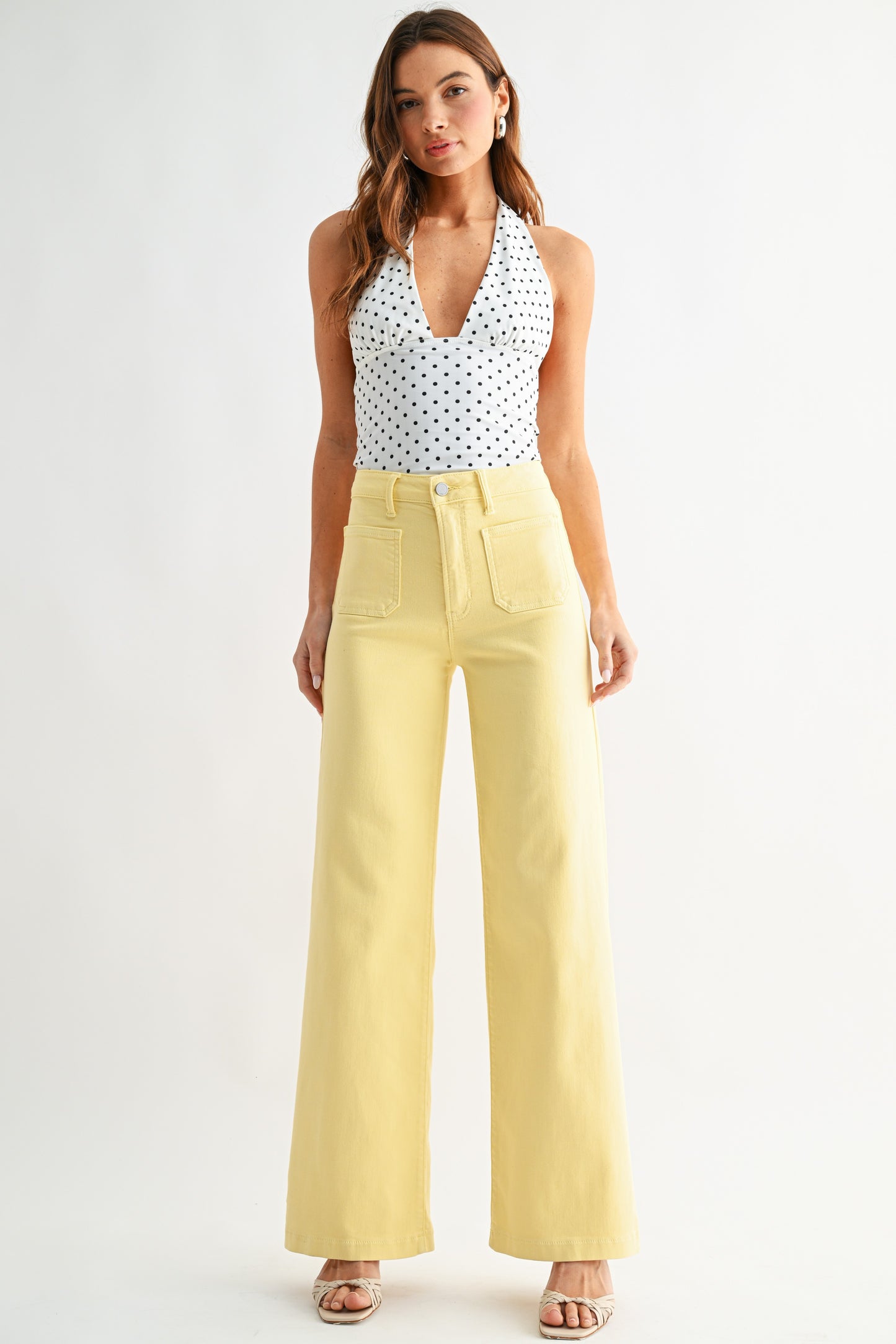 Sunshine Mini Patch Pocket Wide Leg