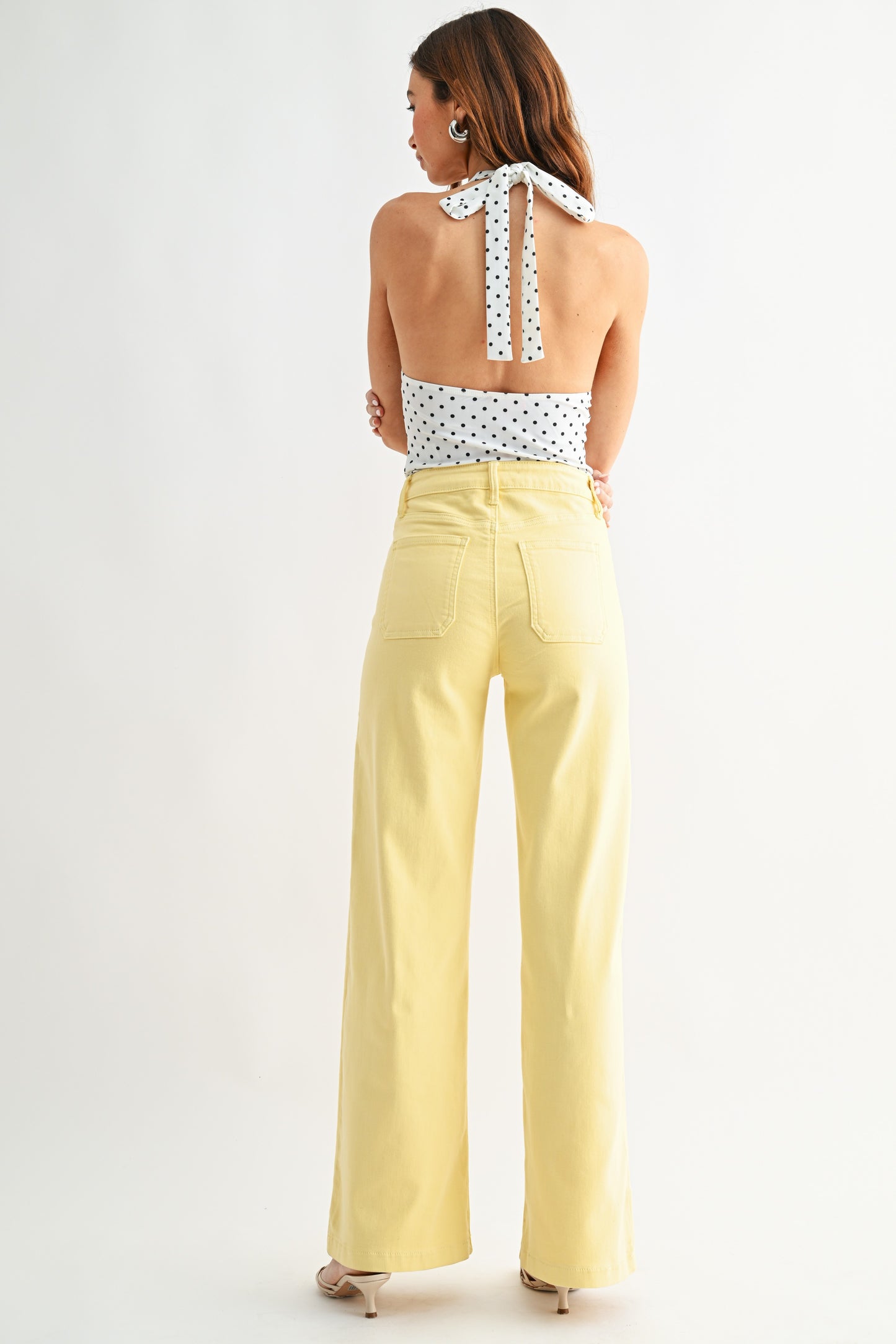 Sunshine Mini Patch Pocket Wide Leg