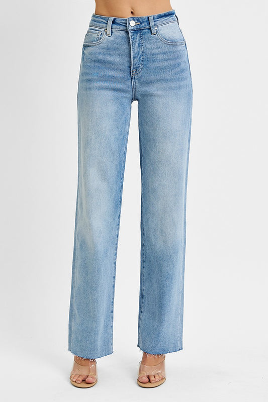 TC Mid Rise Straight Jeans
