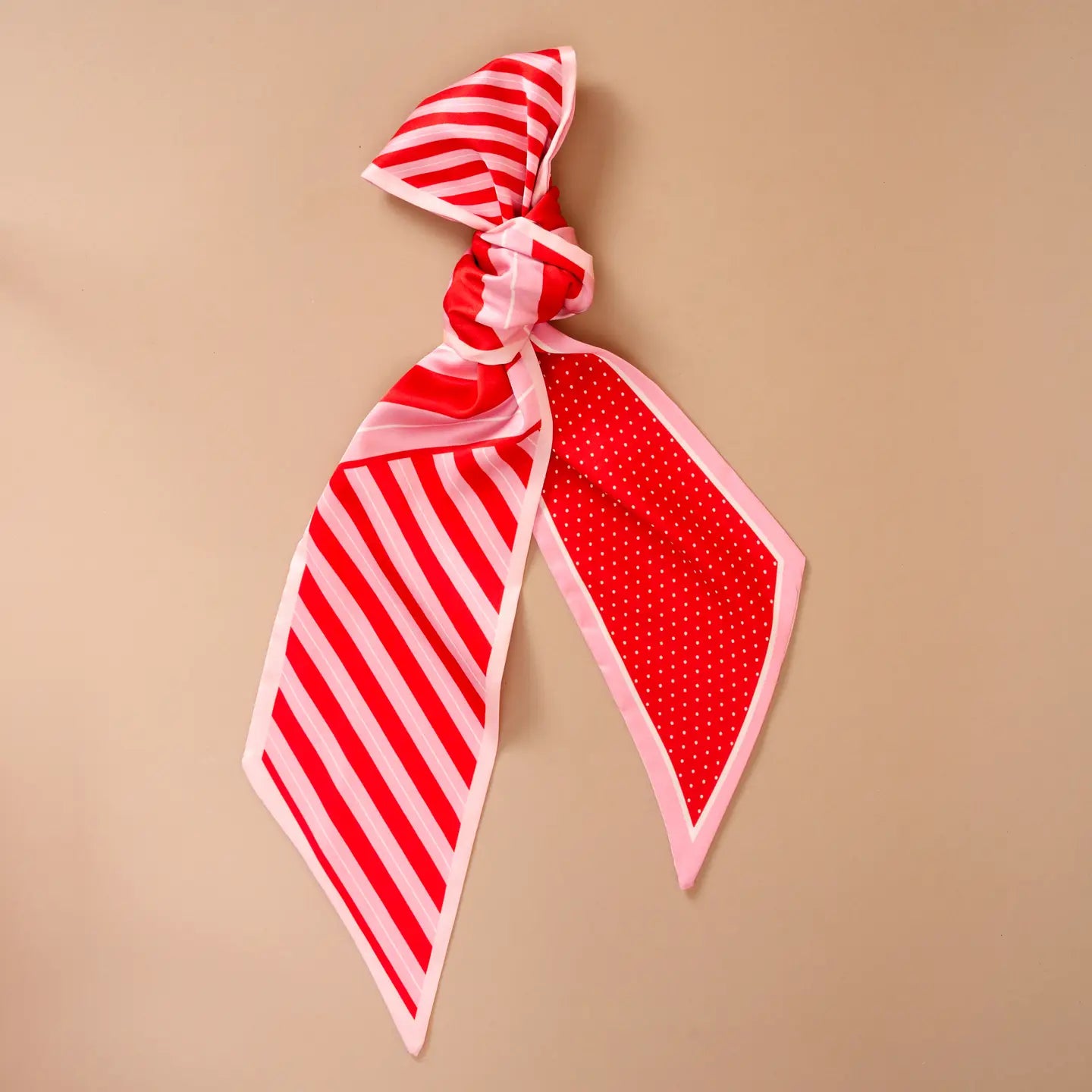 Twirl & Tie Scarf Accessory-Peppermint Stripes