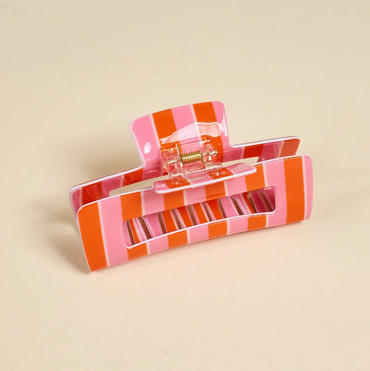 Claw Clip-Sicily Stripes