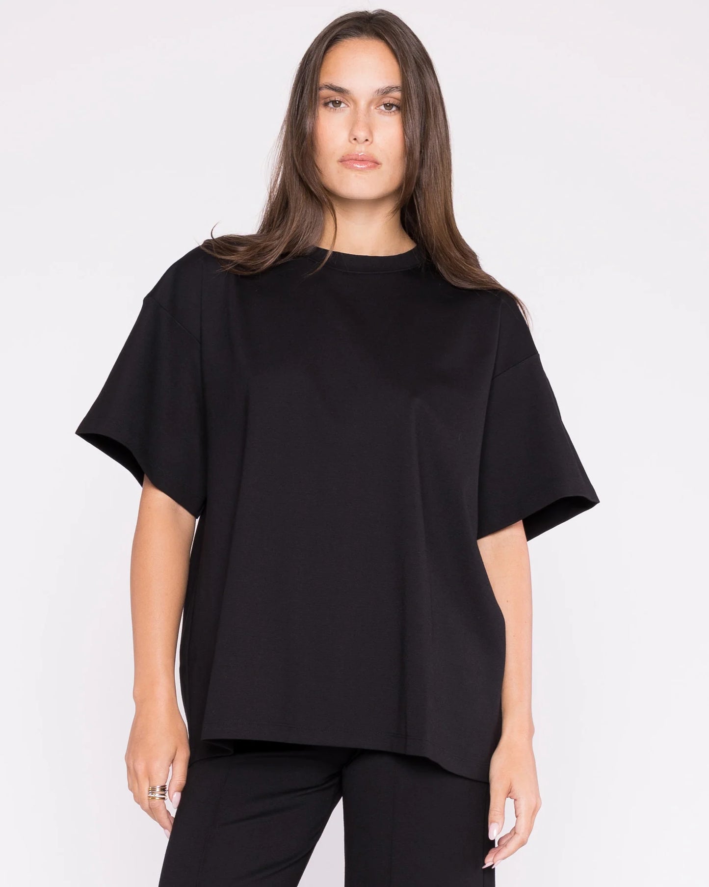 ponte knit big shirt