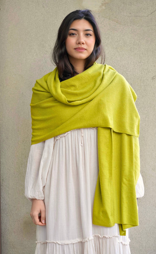 Cashmere Scarf/Wrap Peridot