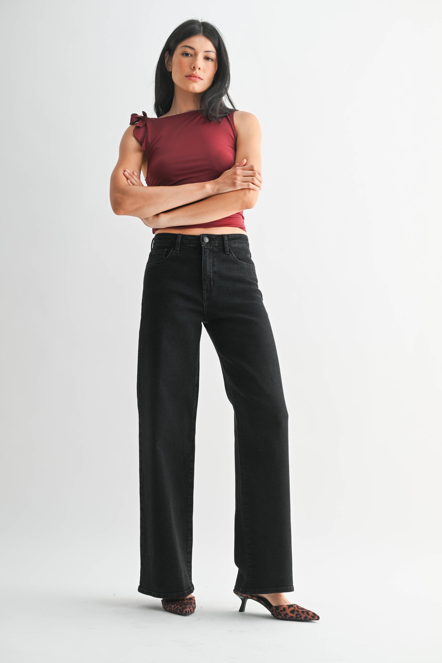 boss lady wide leg