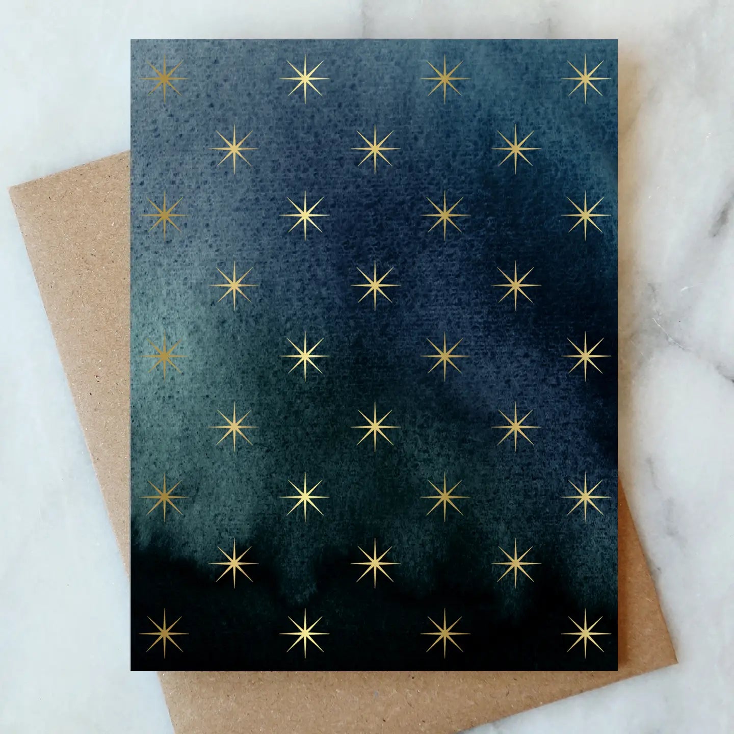 Star Blank Greeting Card