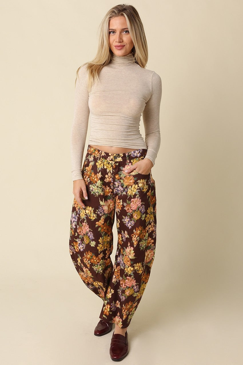 stella mock neck knit top