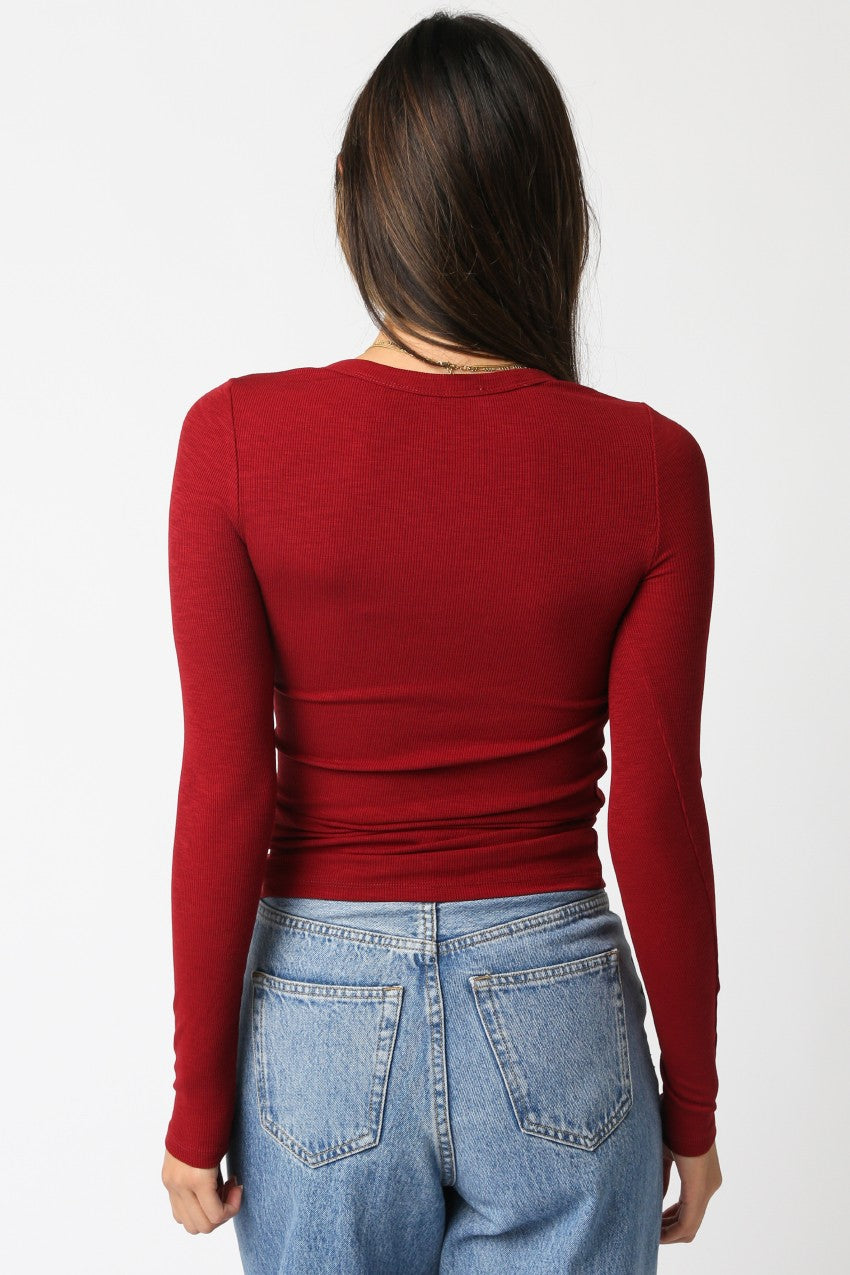 abbey long sleeve top